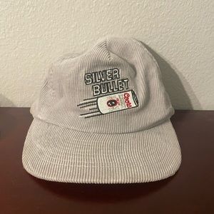 Vintage coors light hat corduroy